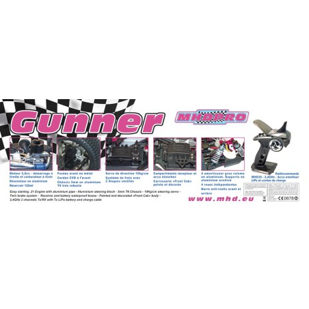 Gunner GP V1 RTR 1/8 Thermalauto | Scientific-MHD