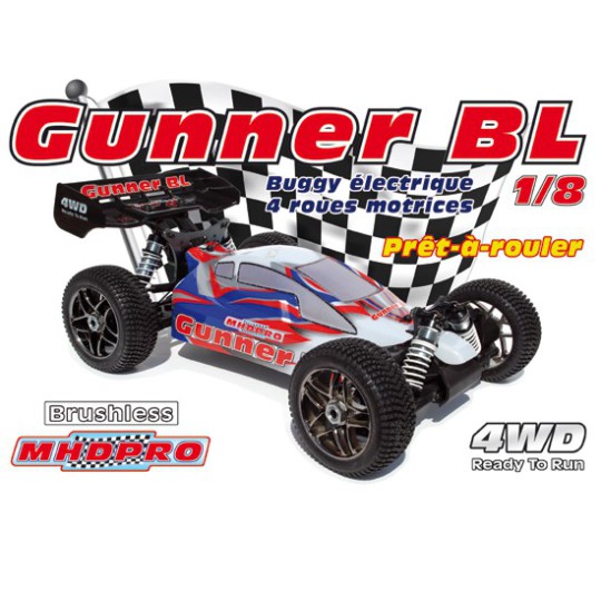 Gunner V2 BL RTR 1/8 B Gunner V2 BL RTR 1/8 B | Scientific-MHD