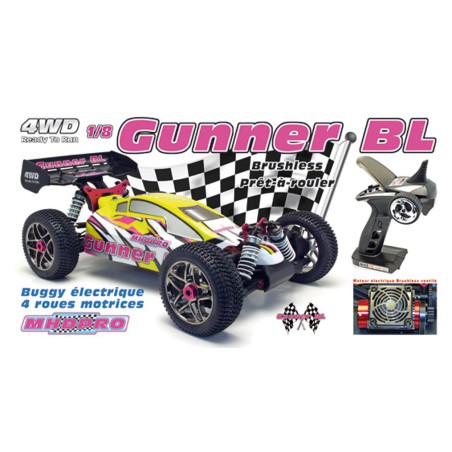 Gunner BL RTR 1/8 V1 radio -controlled electric car | Scientific-MHD