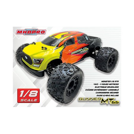 Voiture électrique radiocommandée GUNNER MONSTER 6S 1/8