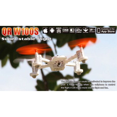 Radio -controlled drone for beginner drone QR 100WS Android Devo 4 Mode 1 | Scientific-MHD