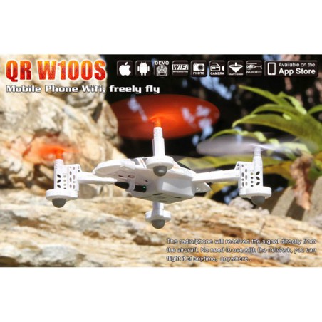 Radio -controlled drone for beginner drone QR 100WS Android Devo 4 Mode 1 | Scientific-MHD