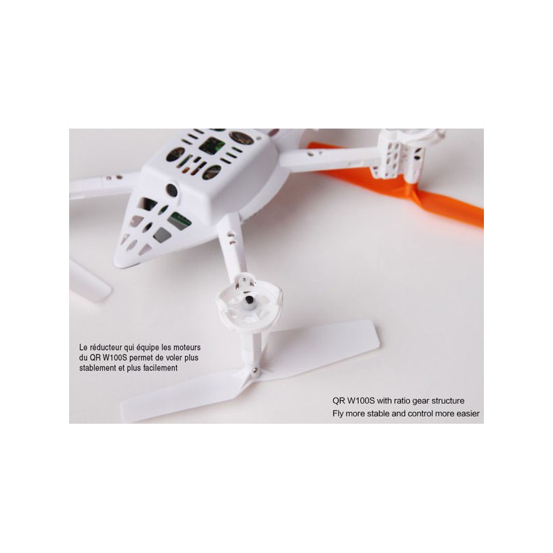 Drone radiocommandé pour débutant DRONE QR 100WS Android Devo 4 Mode 1