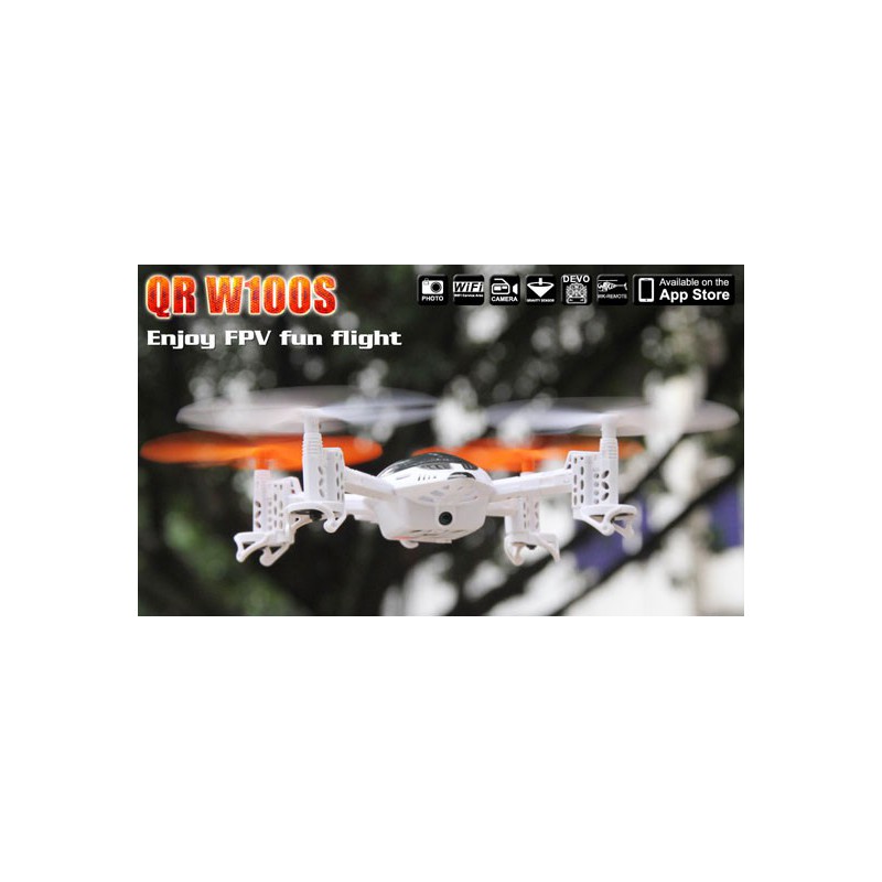 Drone radiocommandé pour débutant DRONE QR 100WS Android Devo 4 Mode 1