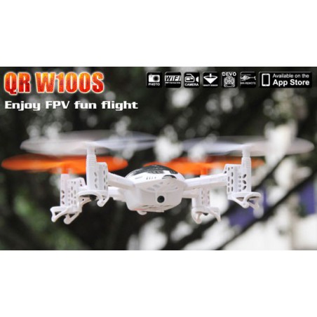 Drone radiocommandé pour débutant DRONE QR 100WS Android Devo 4 Mode 1