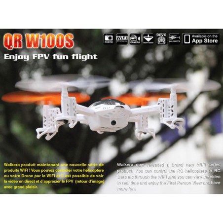 Radio -controlled drone for beginner drone QR 100WS Android Devo 4 Mode 1 | Scientific-MHD