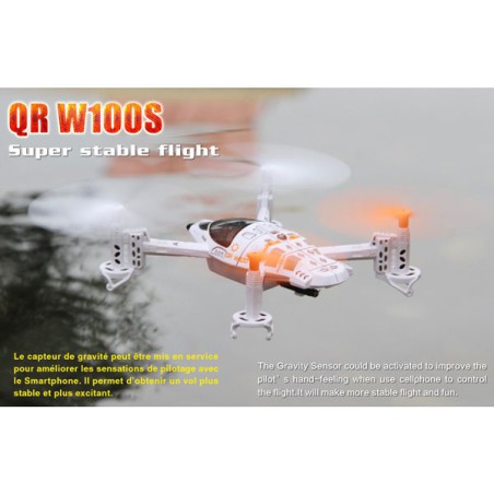 Radio -controlled drone for beginner drone QR 100WS Android Devo 4 Mode 1 | Scientific-MHD