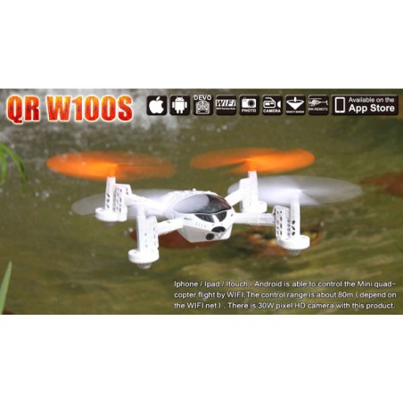 Radio -controlled drone for beginner drone QR 100WS Android Devo 4 Mode 1 | Scientific-MHD