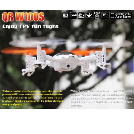 Radio -controlled drone for beginner QR W100s Android without transmitter | Scientific-MHD