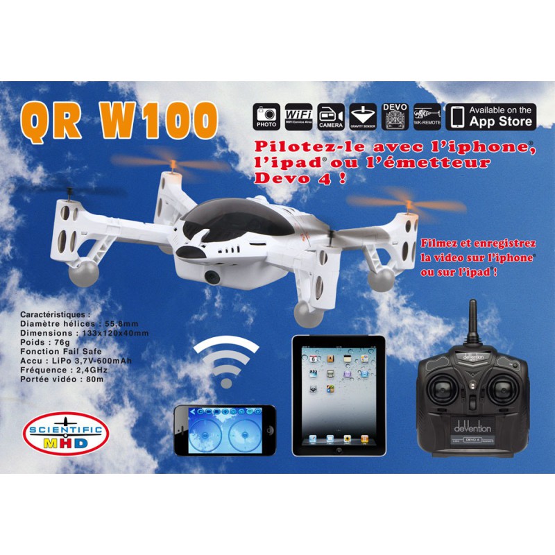 DRONE W100 DEVO 4 Mode 1