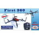 Drone radiocommandé pour débutant FIRST 360° 3D Mode 1 RTF