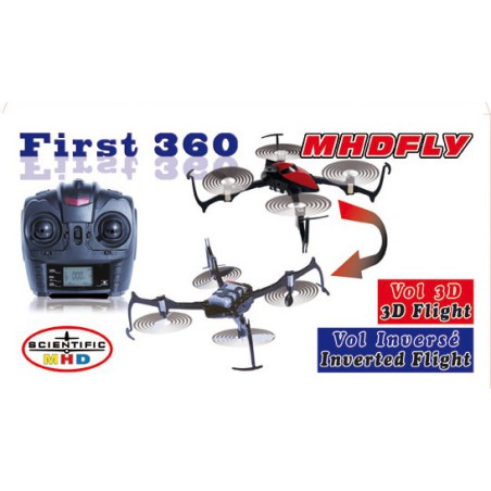 Radio -controlled drone for starter First 360 ° 3D mode 1 RTF | Scientific-MHD