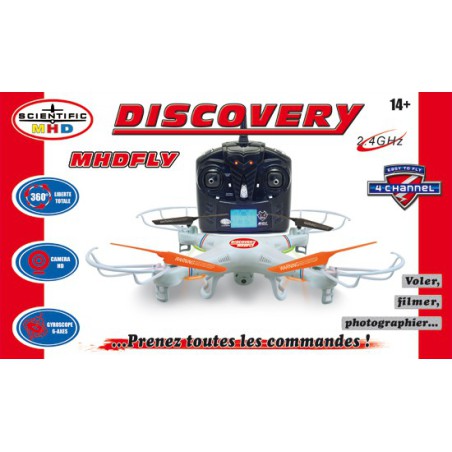 Radio -kontrollierte Drohne für Anfänger Discovery UFO HD Camera Fashion 1 | Scientific-MHD