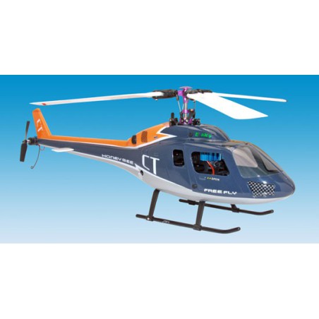 Hélicoptère électrique radiocommandé HB TRIPALES 2.4GHz RTF+ valise