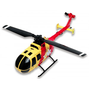 A61 Mini Hélicoptère RC Air-wolf – Échelle 1/53, 4 Canaux 2,4 GHz, Gyroscope 6 Axes, Décollage/atterrissage Automatique
