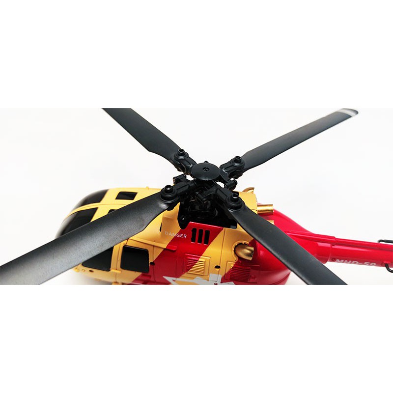 MHDFLY Hélicoptère Radiocommandé C400 Rescue Quadripale Débutant - JJMstore