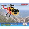 Radio -kontrollierter elektrischer Hubschrauber C 400 Rescuequadripale | Scientific-MHD