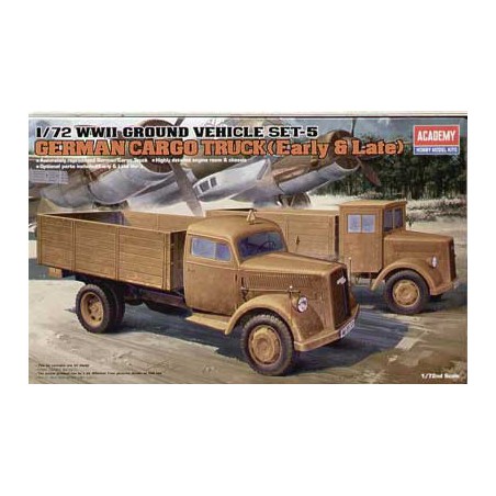 Maquette de Char en plastique WWII German Trucks 1/72