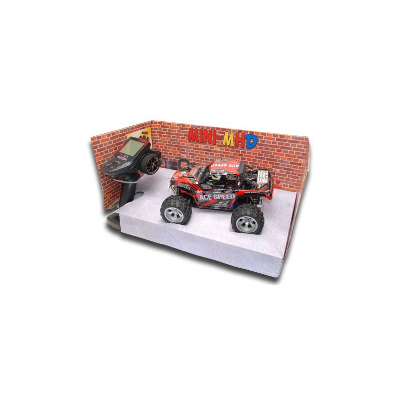 Voiture électrique radiocommandée MINI MHD SUV Rouge 4WD 1/18