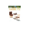 Maquette plastique éducative FAMILY RESTAURANT TABLE & CHAIR 1/12