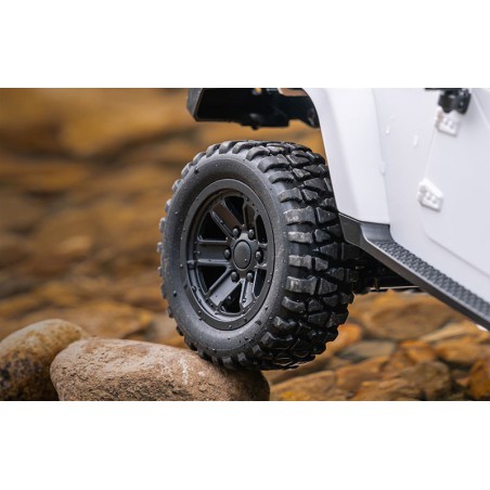 Voiture électrique radiocommandée Mini Crawler 4WD Hard Top Blanc