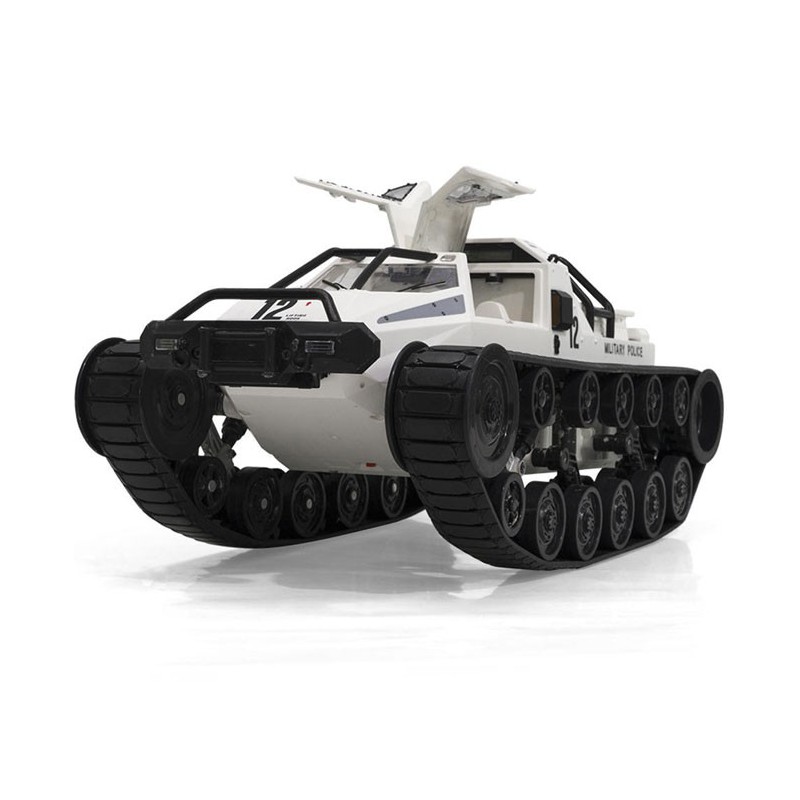 Voiture électrique radiocommandée TANK CRAWLER Blanc 1/12