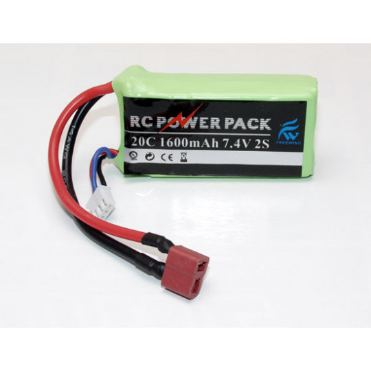 Pièce pour avions ACCU LIPO 7,4V 1600mA PIPER J5 Pièce pour avions ACCU LIPO 7,4V 1600mA PIPER J5
