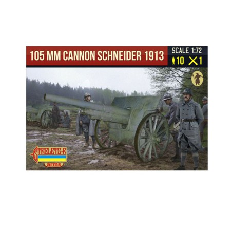 105mm CANNON SCHNEIDER 1913 figurine | Scientific-MHD