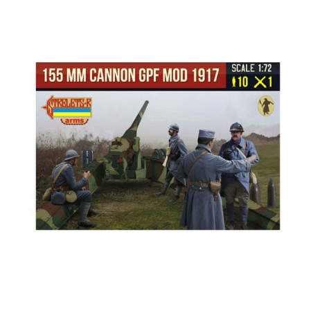 Figurine 155mm cannon GPF mod 1917