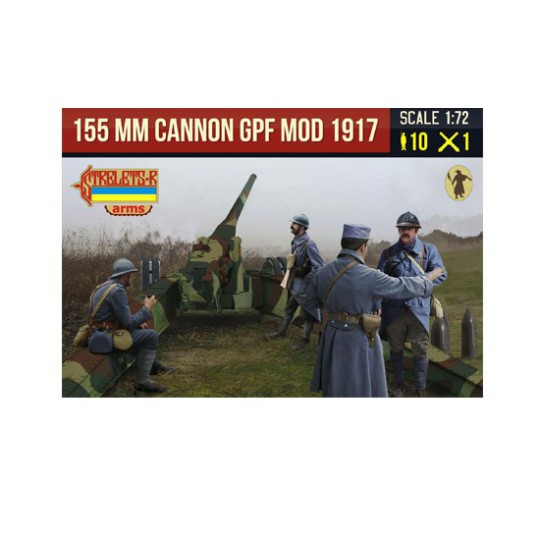 Figurine 155mm cannon GPF mod 1917 Figurine 155mm cannon GPF mod 1917