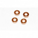 Part for Electric Buggy 1/18 4x8x3mm Bronze Rings | Scientific-MHD