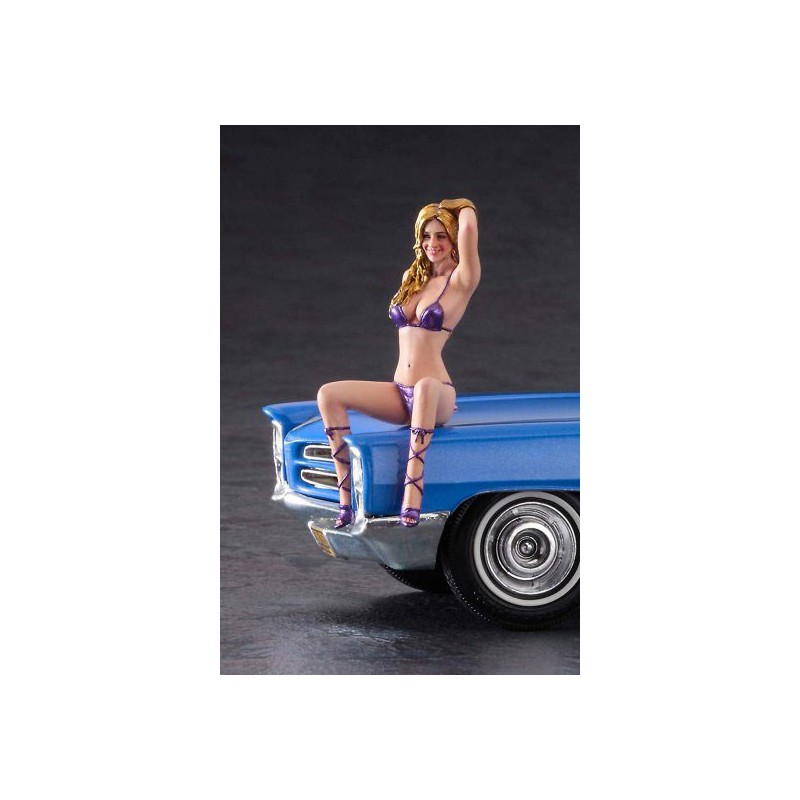 Maquette de voiture en plastique US Coupe+ Blond Girl's 1/24