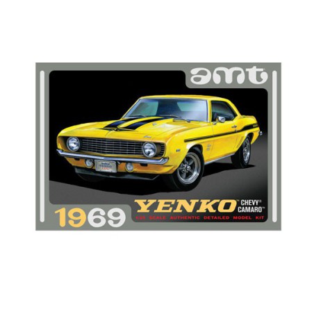 Maquette de voiture en plastique 1969 Chevy Camaro Yenko 1/25