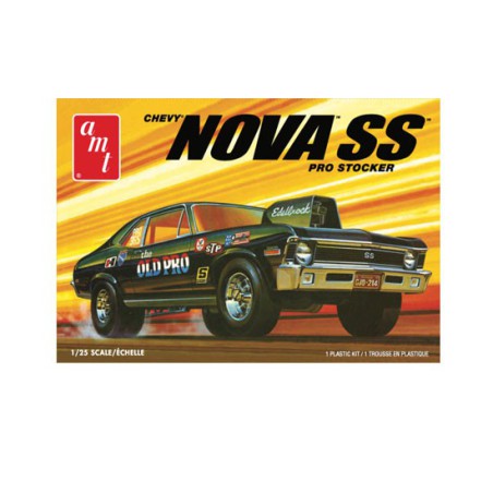 Maquette de voiture en plastique 1972 Chevy Nova SS Pro Stocker 1/25