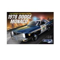 Maquette de voiture en plastique 1978 Dodge Monaco CHP Police car 1/25