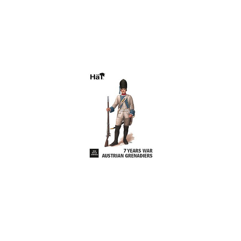 Figurine 7 Years War Austrian Grenadiers 1/32