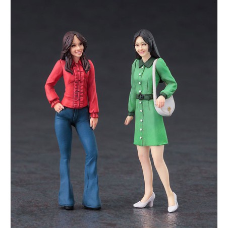 70’s Girls plastic car cover Figure 1/24 | Scientific-MHD