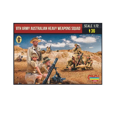 Figurine 8th Australian Heavy Weapons Squad 1/72