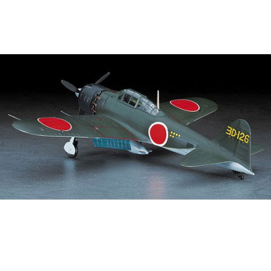 Maquette d'avion en plastique A6M5 ZERO TYPE 52 1/48