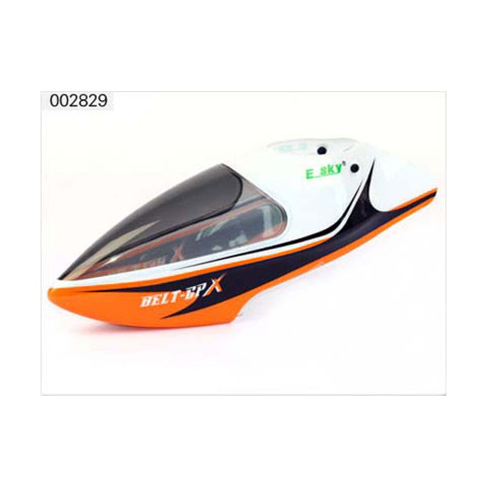 Pièce pour hélicoptère électrique CABINE ORANGE 700 CPX