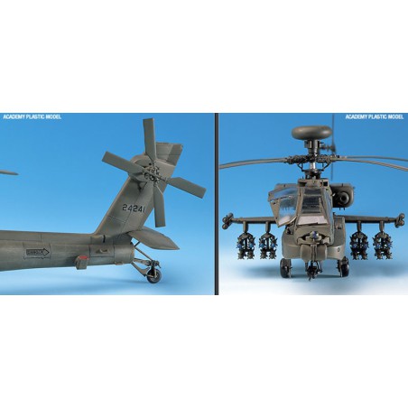 Maquette d'hélicoptère en plastique AH-64D LONGBOW 1/48