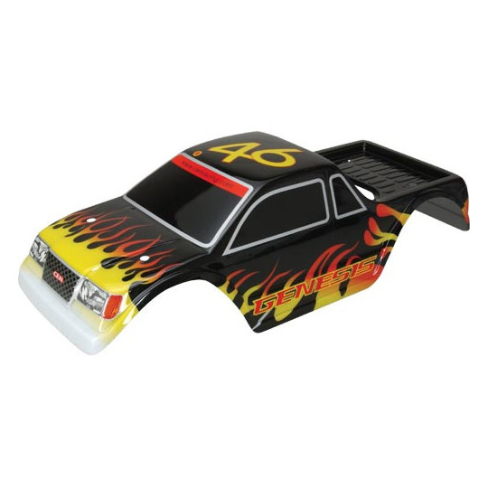 Pièce pour Monster Truck thermique 1/16 CAROSSERIE GENESIS PEINTE NOIR