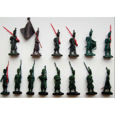 Old Guard on the March Napoleonic figurine | Scientific-MHD