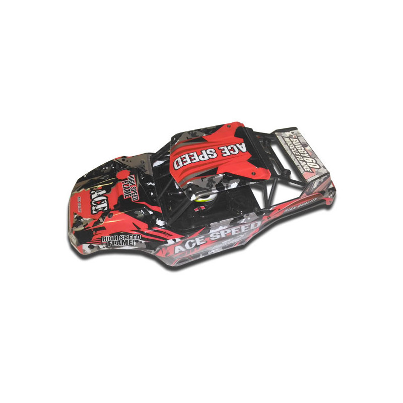 Pièce pour Buggy electrique 1/18 Carrosserie Ace Rouge