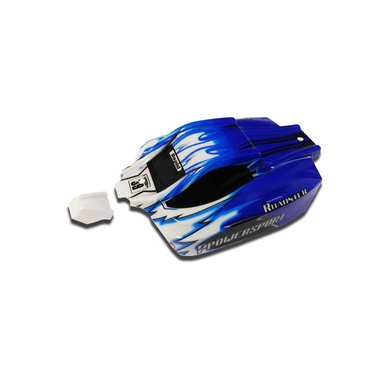 Pièce pour Buggy electrique 1/18 Carrosserie Buggy Bleue