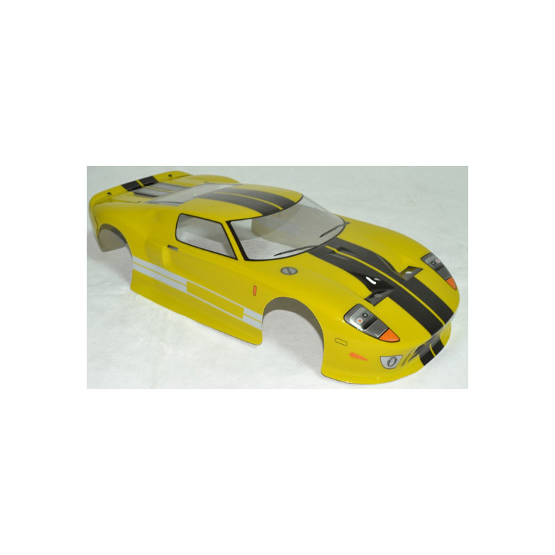 Pièce pour voiture electrique de piste 1/10 Carrosserie GT40 Jaune