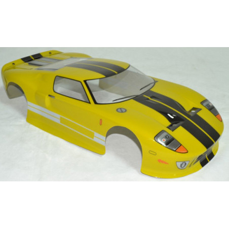 Pièce pour voiture electrique de piste 1/10 Carrosserie GT40 Jaune