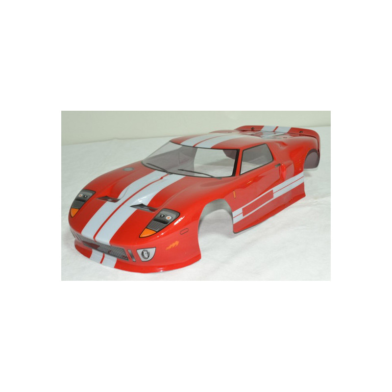 Pièce pour voiture electrique de piste 1/10 Carrosserie GT40 Rouge