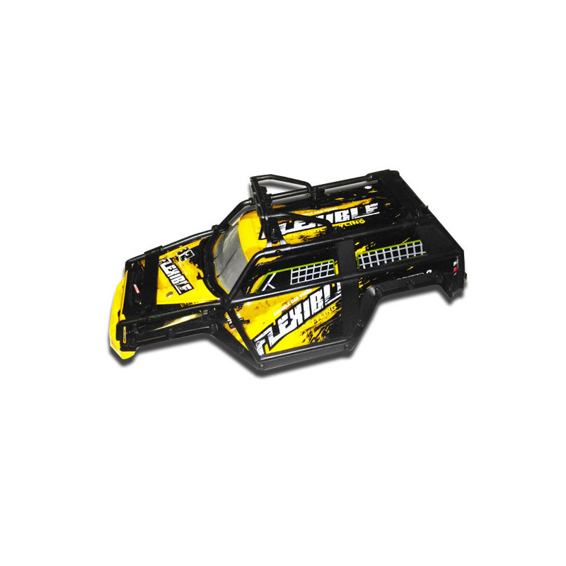 Pièce pour Buggy electrique 1/18 Carrosserie SUV jaune