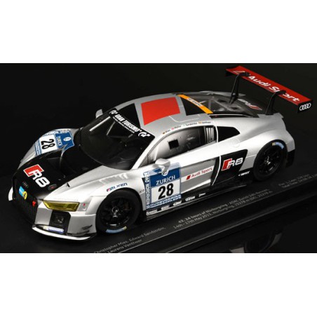 Miniaturauto -Würfel -Cast AT1/18 Audi R8 LMS Belgian Audi Club Team 24H NURB. 1/18 | Scientific-MHD